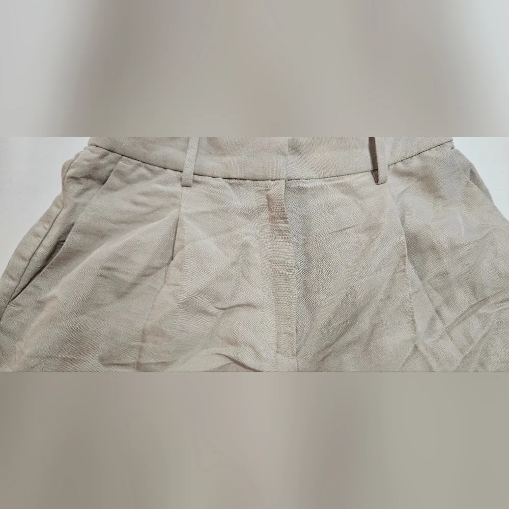 NWT H&M Linen-Blend Shorts Size 6 - Picture 5 of 10